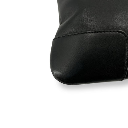 Loewe Anagram Shoulder Bag Sakosh Black Leather Archive Y2k