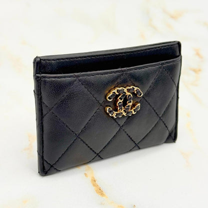 Chanel 19 Lambskin Card Case — view 3