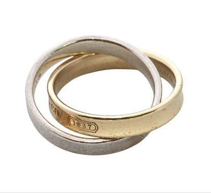 Tiffany & Co 50 1837 Narrow Double Ring — view 3