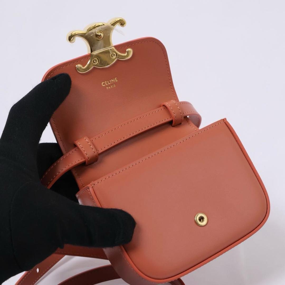 Celine Mini Claude Shoulder Bag Triomphe — view 4