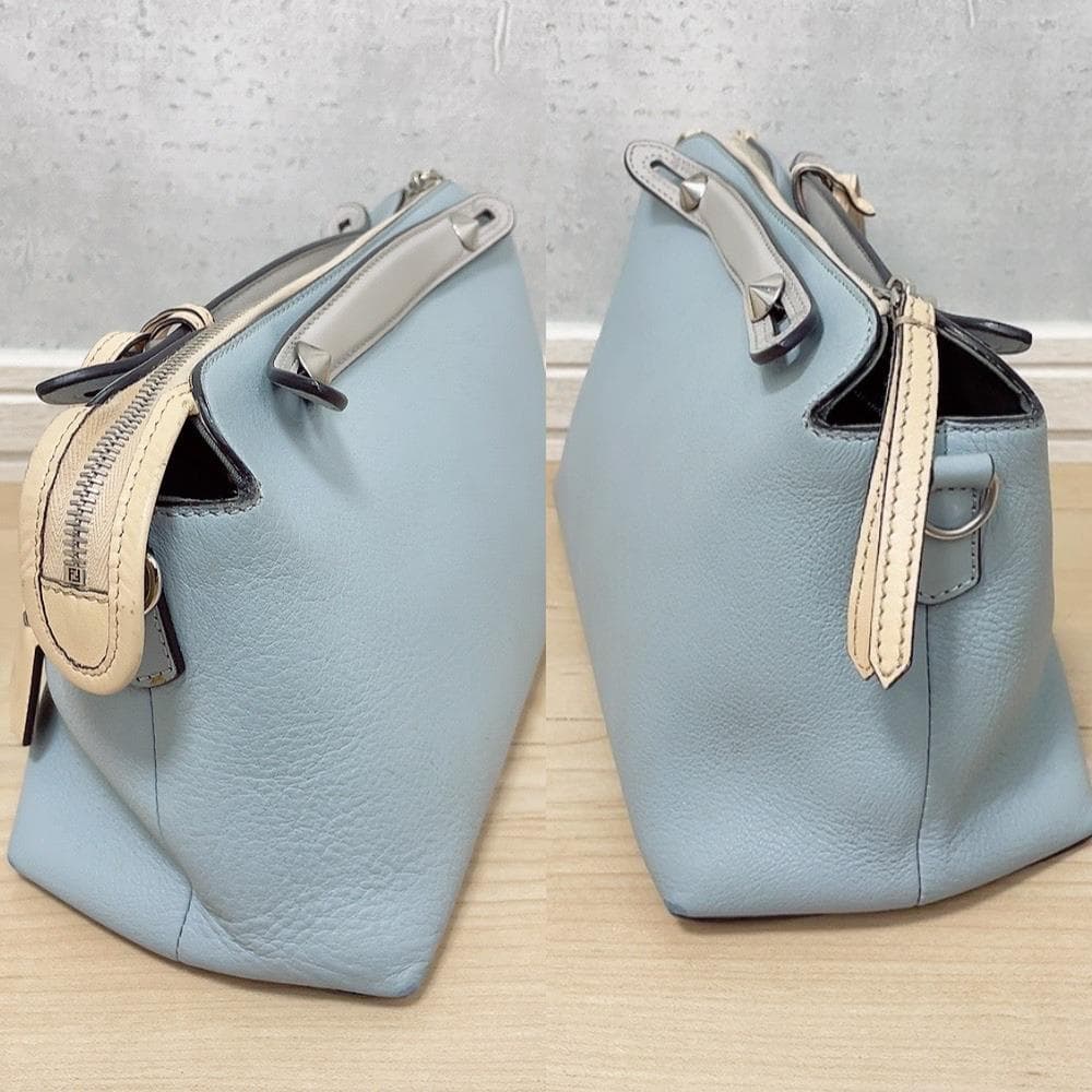 Fendi Visible Shoulder Bag Light Blue 2-Way