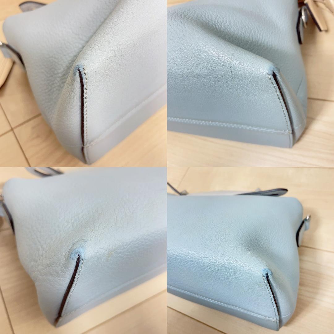 Fendi Visible Shoulder Bag Light Blue 2-Way