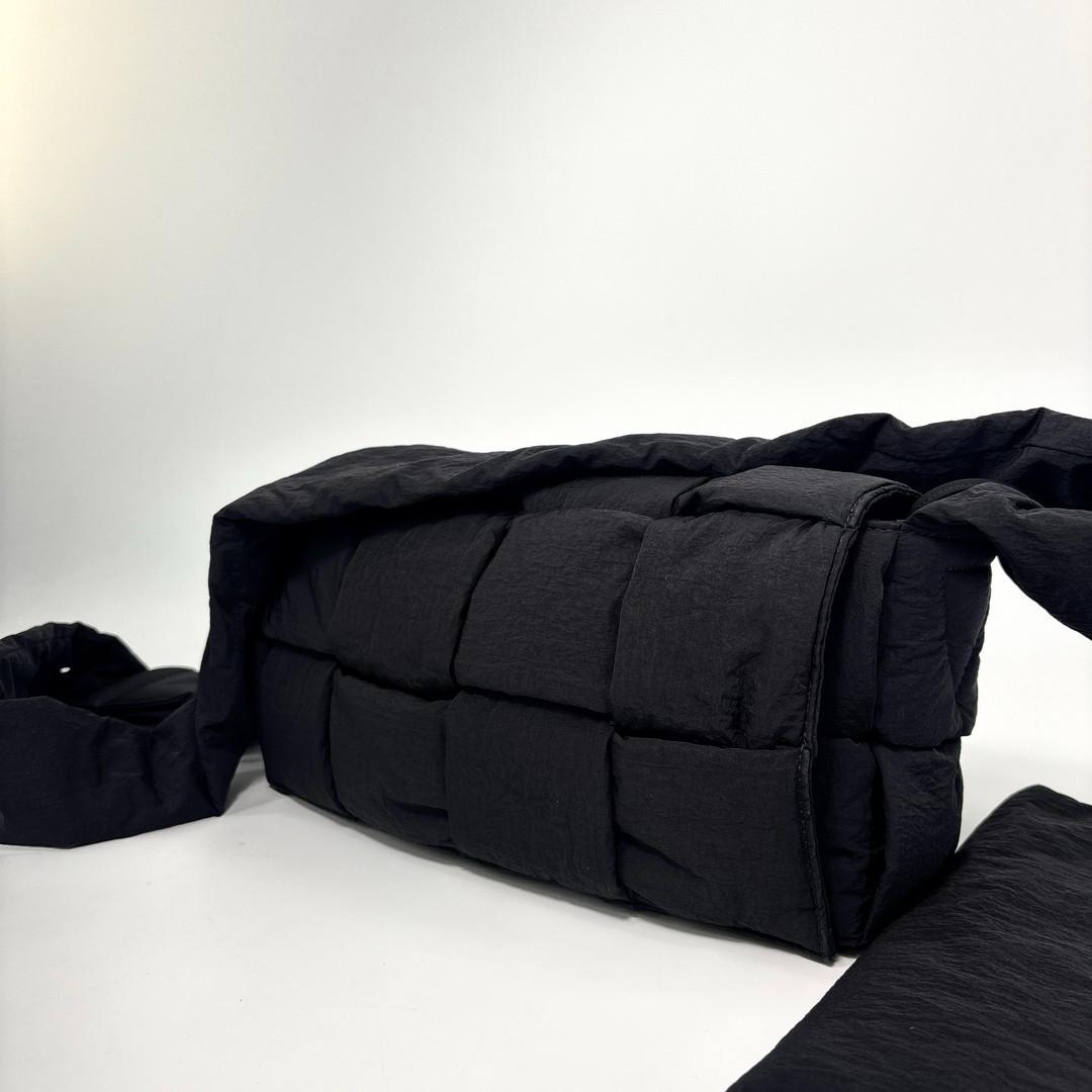 Bottega Veneta IC Padded Tech Shoulder Bag Black — view 2