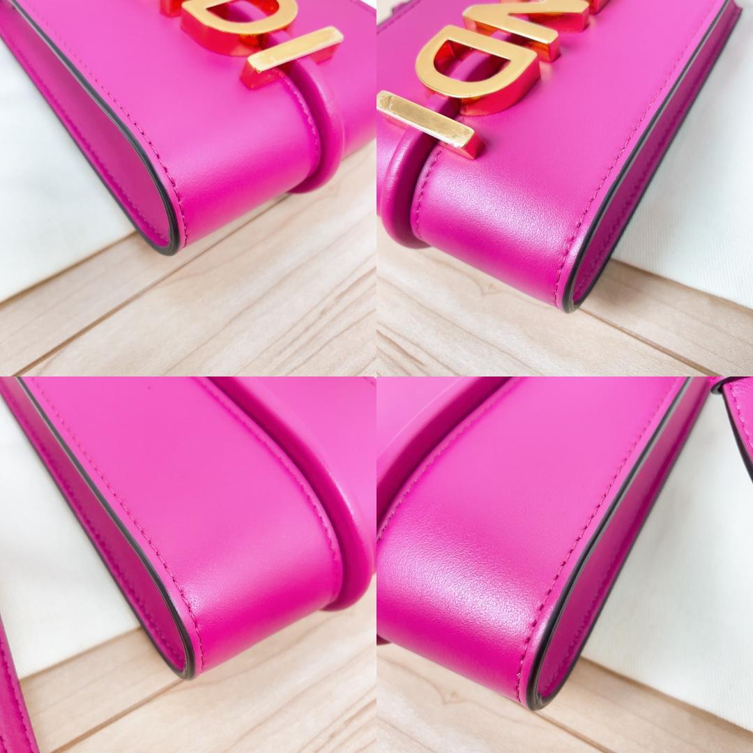 Fendi Shoulder Bag Pink Phone Pouch — view 5