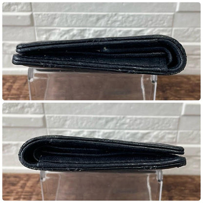 Chanel Bicolor Quilted Lambskin Card Case Business Holder Black — view 4