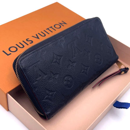 Louis Vuitton Monogram Empreinte Marine Zippy Wallet — view 2