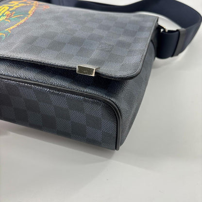 Louis Vuitton District PM Damier Cobalt Shoulder Bag — view 6