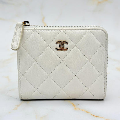 Chanel Caviar Leather Compact Wallet — view 2