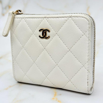 Chanel Caviar Leather Compact Wallet — view 4