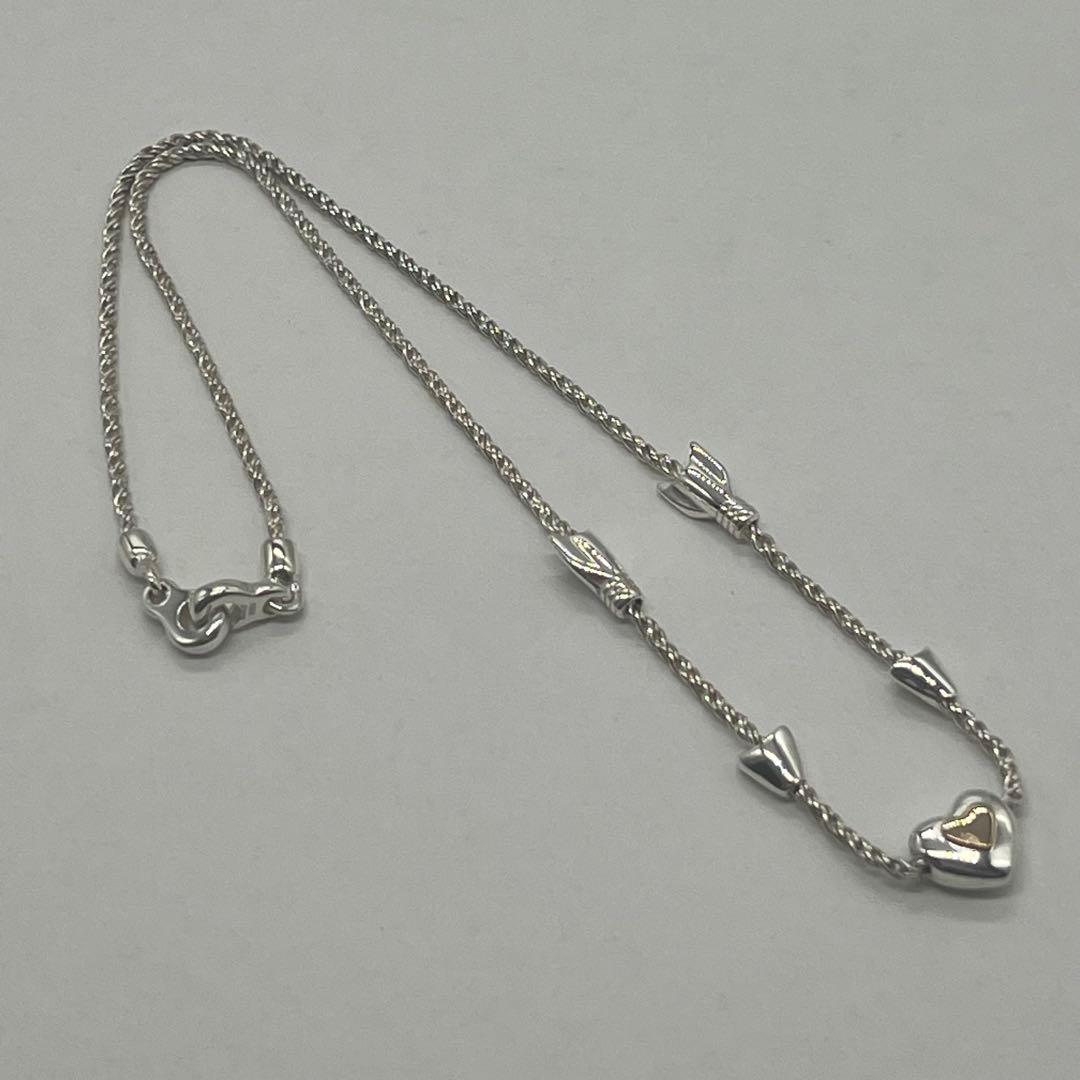 Tiffany & Co Heart Arrow Twist Loop Necklace — view 2