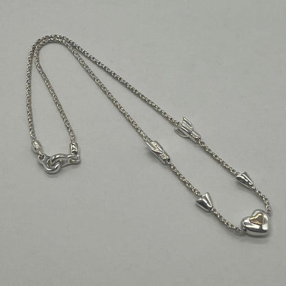 Tiffany & Co Heart Arrow Twist Loop Necklace — view 2