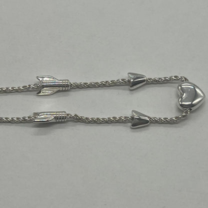 Tiffany & Co Heart Arrow Twist Loop Necklace — view 4