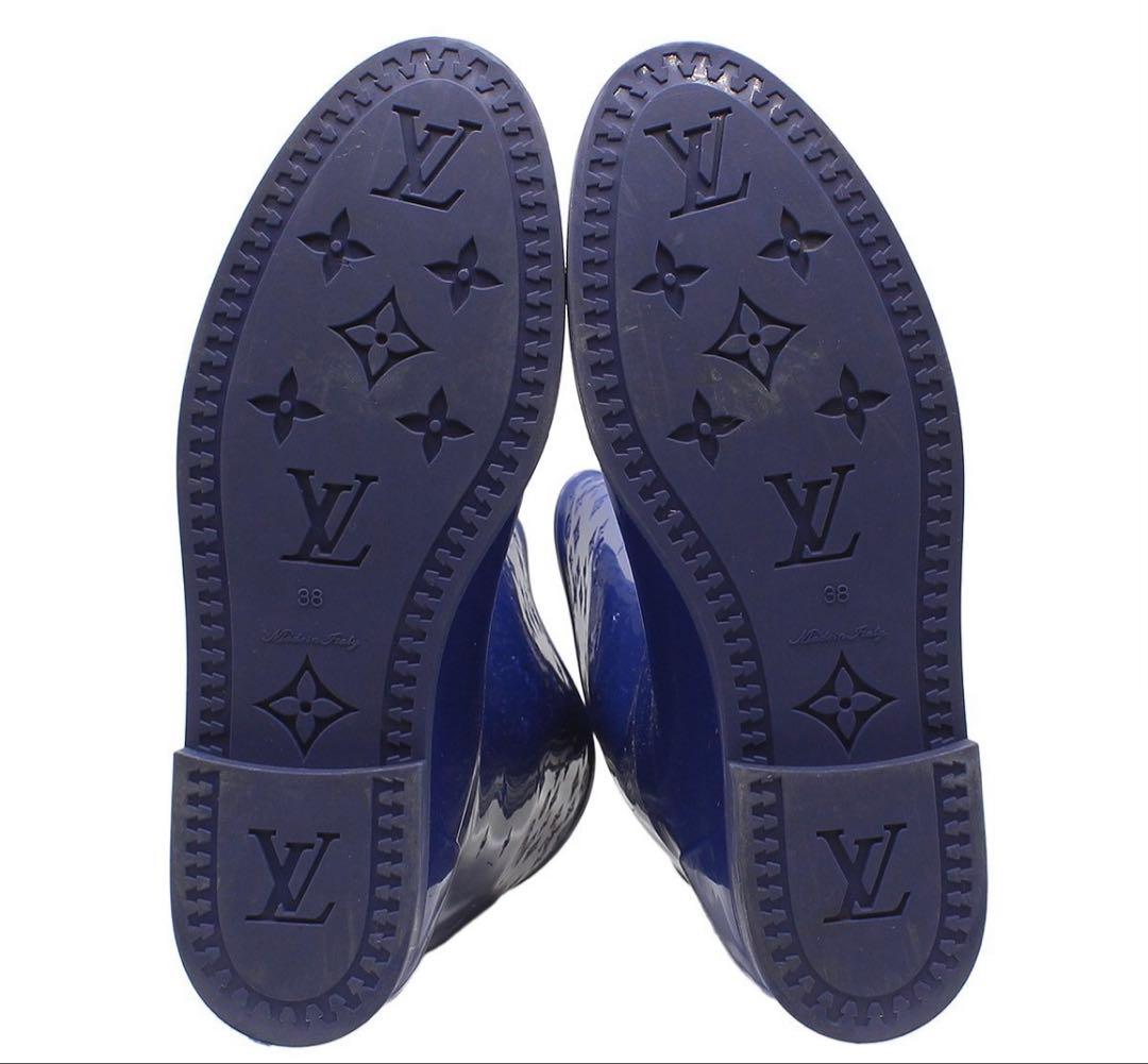 Louis Vuitton Drops Line Rubber Long Rain Boots — view 7