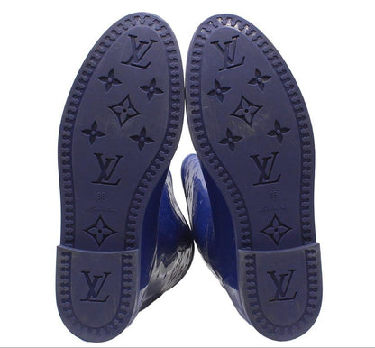 Louis Vuitton Drops Line Rubber Long Rain Boots — view 7
