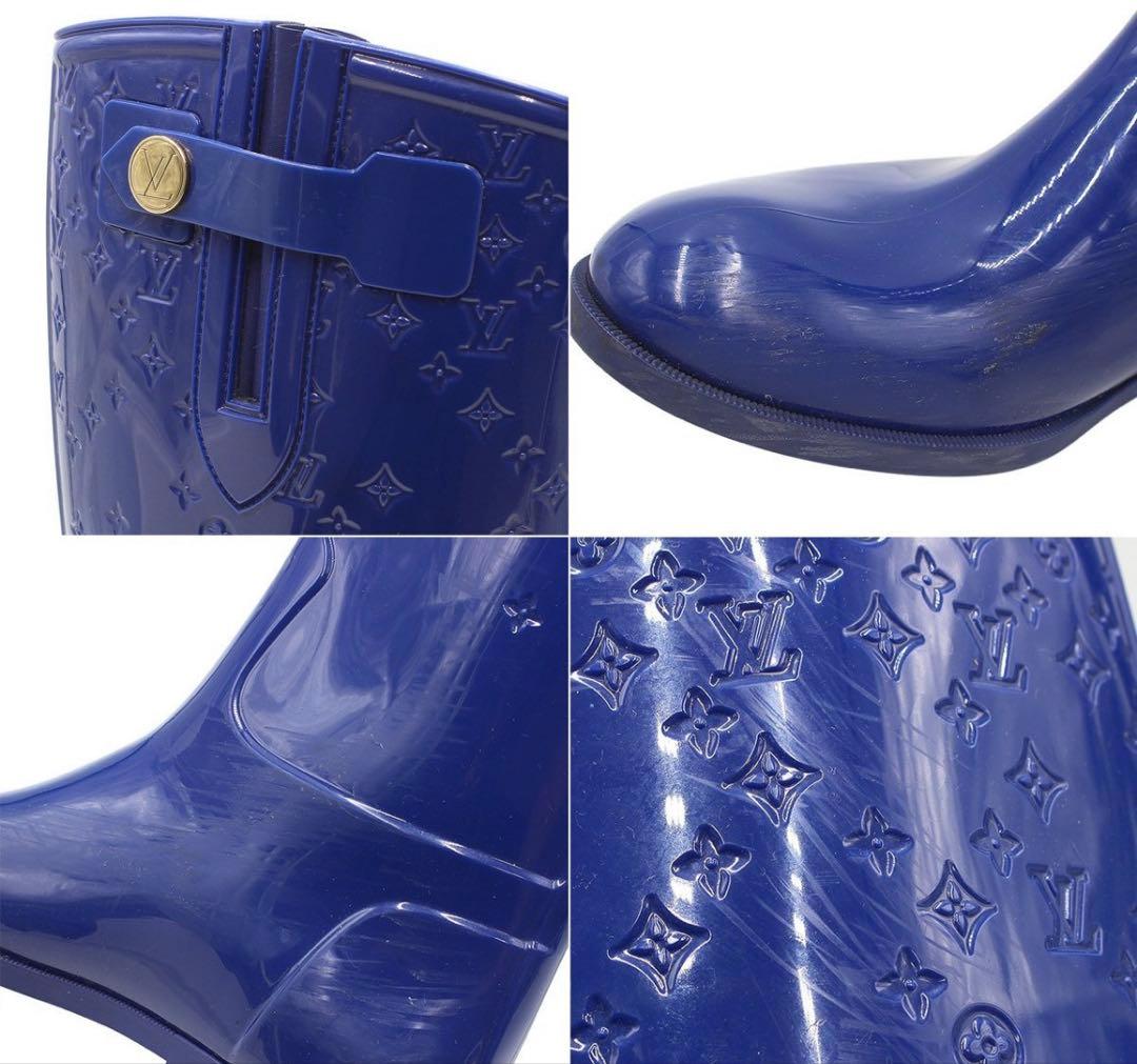 Louis Vuitton Drops Line Rubber Long Rain Boots — view 8