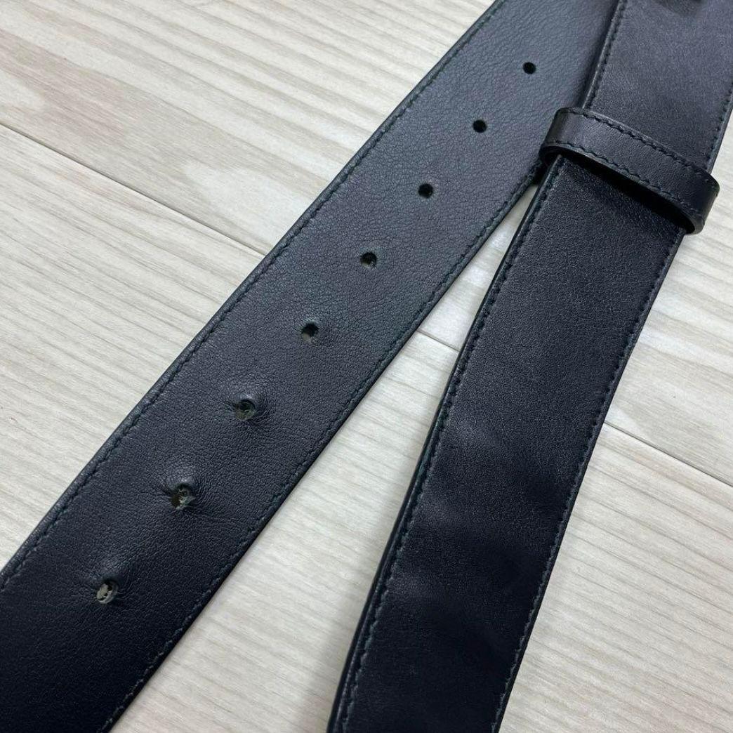 Fine Gucci Re-edition Double G GG Marmont Wide Leather Belt