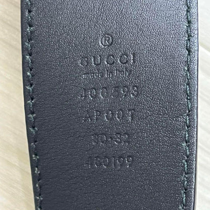 Fine Gucci Re-edition Double G GG Marmont Wide Leather Belt