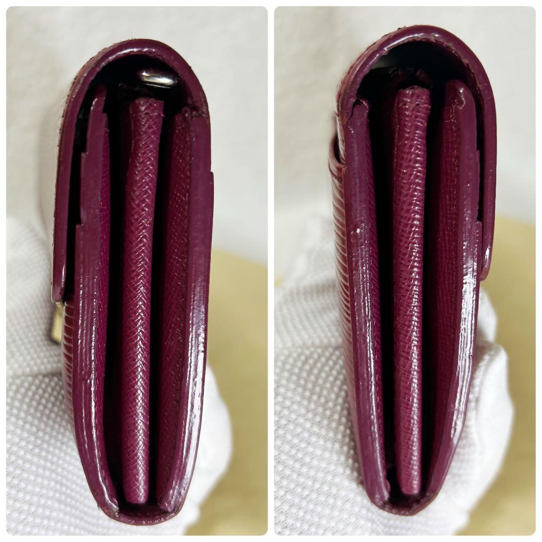 Louis Vuitton Portefeuille Sarah Epi Fuchsia Long Wallet