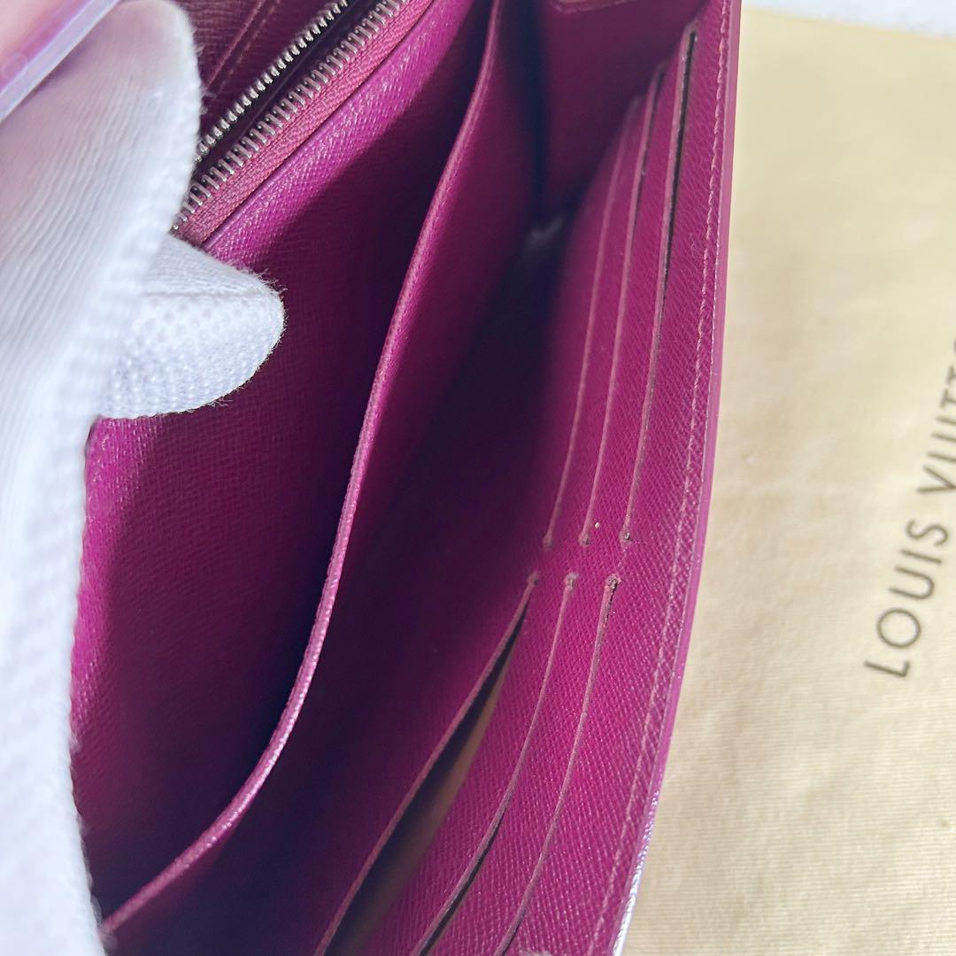 Louis Vuitton Portefeuille Sarah Epi Fuchsia Long Wallet