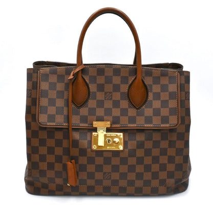 Louis Vuitton Damier Ascot Handbag Brown — view 2