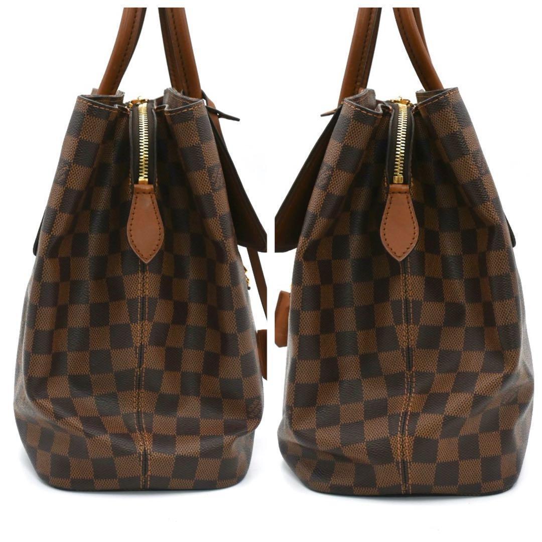 Louis Vuitton Damier Ascot Handbag Brown — view 4