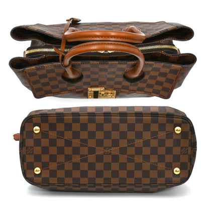 Louis Vuitton Damier Ascot Handbag Brown — view 5