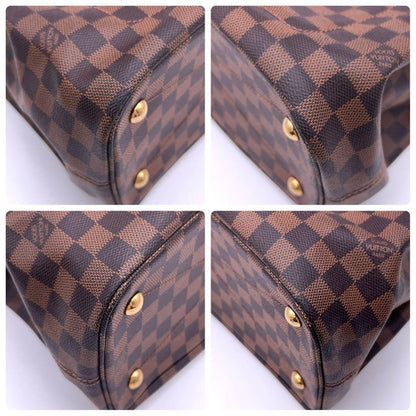 Louis Vuitton Damier Ascot Handbag Brown — view 7