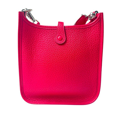 Hermes Evelyne TPM Amazon Framboise Flipper Pole Shoulder Bag — view 3