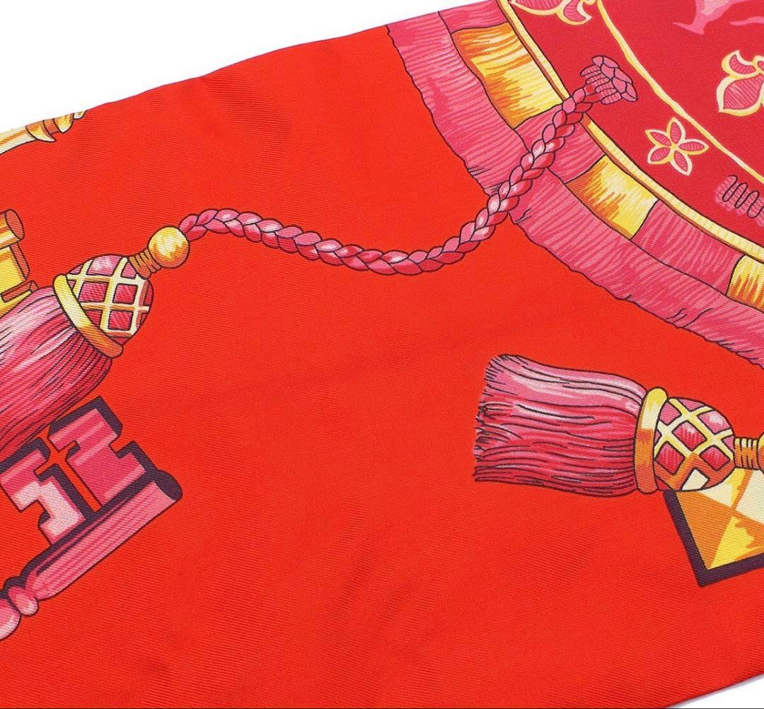 Hermes Maxi Twillire Cles Key Silk Scarf — view 5