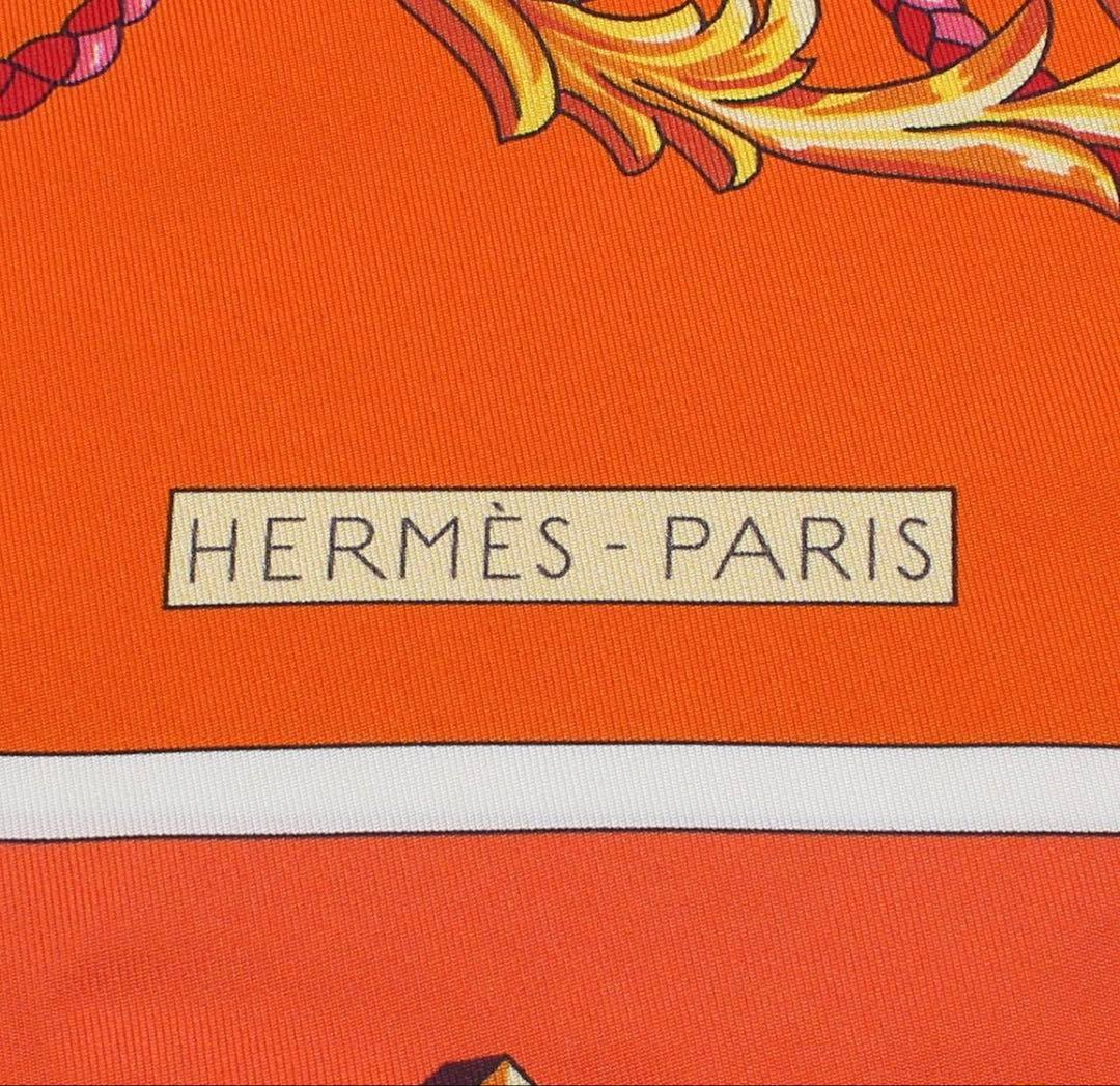 Hermes Maxi Twillire Cles Key Silk Scarf — view 6