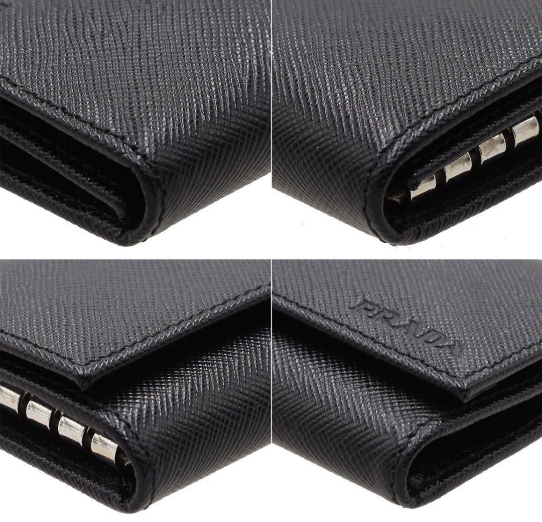 Unused Prada Saffiano Leather 6-ring Key Case