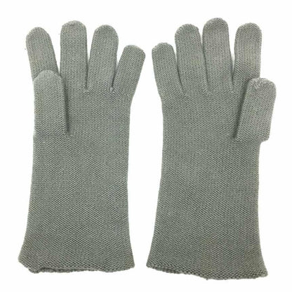 Hermes Cashmere Gloves Men's Gray Aq10893