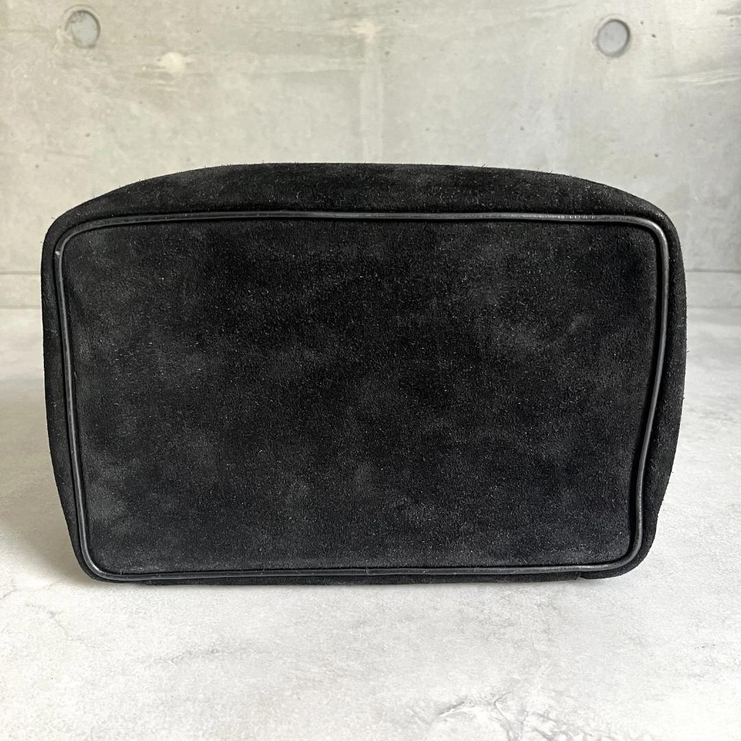 Gucci Vanity Pouch Horsebit Suede Black — view 6