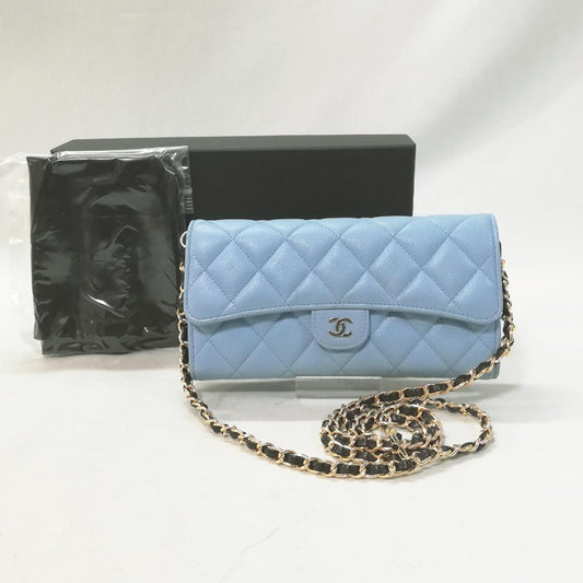 Chanel Caviar Leather Quilted Wallet