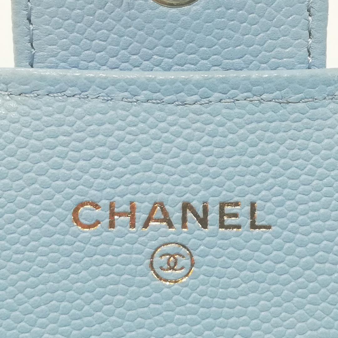 Chanel Caviar Leather Quilted Wallet — view 5