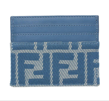 Fendi Baguette FF Jacquard Card Case Business Holder — view 2