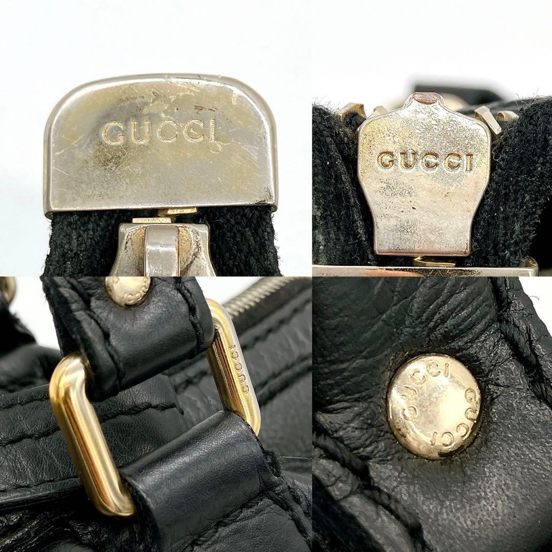 Gucci 2-way Bag Handbag Sookie Leather Black