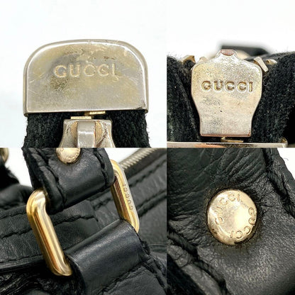 Gucci 2-way Bag Handbag Sookie Leather Black