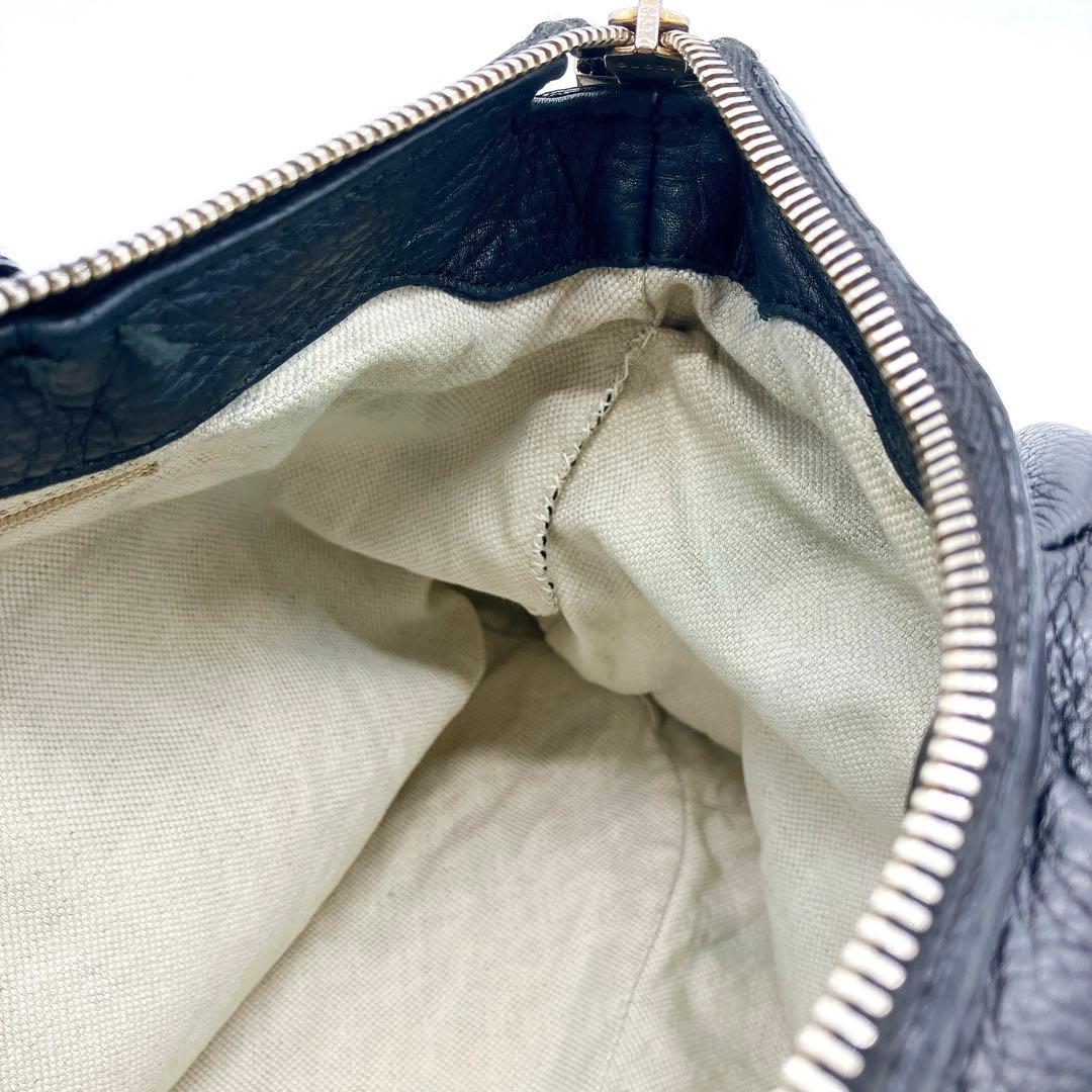 Gucci 2-way Bag Handbag Sookie Leather Black