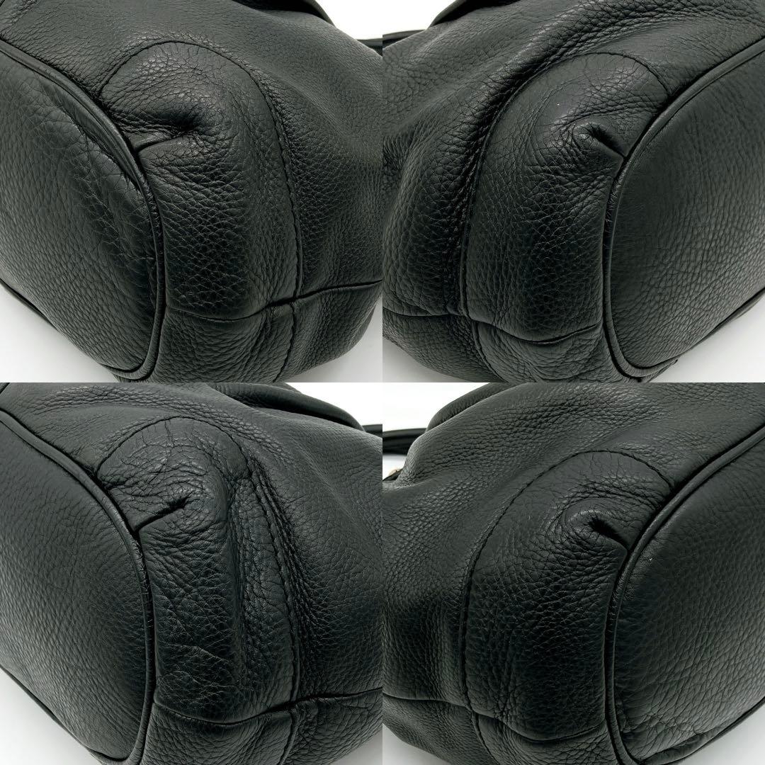 Gucci 2-way Bag Handbag Sookie Leather Black