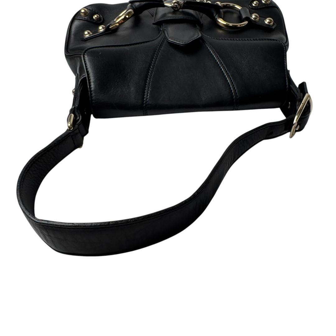 Gucci Horsebit Handbag Black — view 7