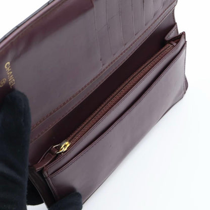 Chanel Quilted Caviar Leather Bifold Wallet Gold — view 3
