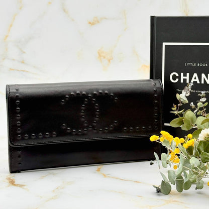 Chanel Studded CC Logo Wallet