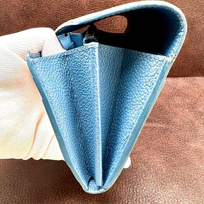 Louis Vuitton Empreinte Blue Jean Sarah Wallet — view 3