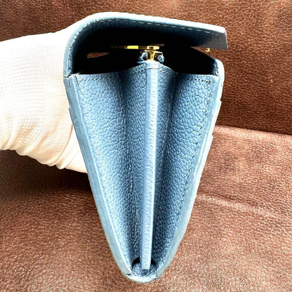 Louis Vuitton Empreinte Blue Jean Sarah Wallet — view 4