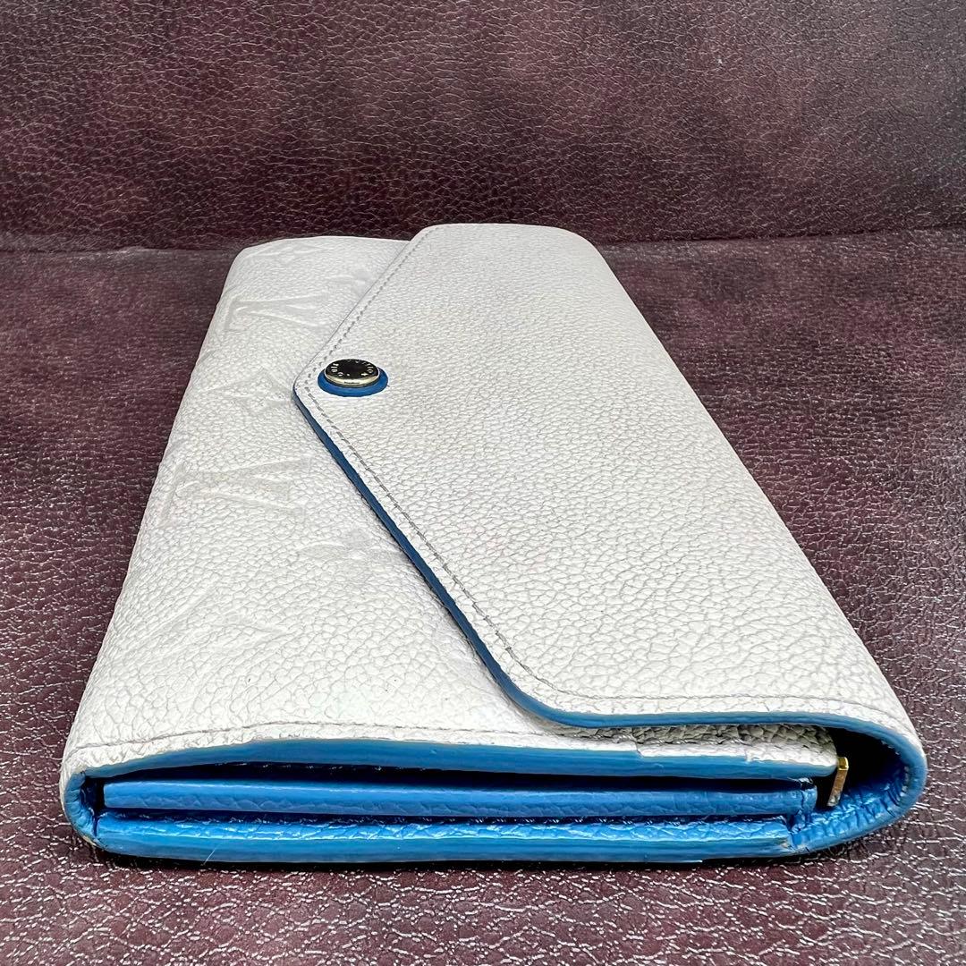 Louis Vuitton Empreinte Blue Jean Sarah Wallet — view 6