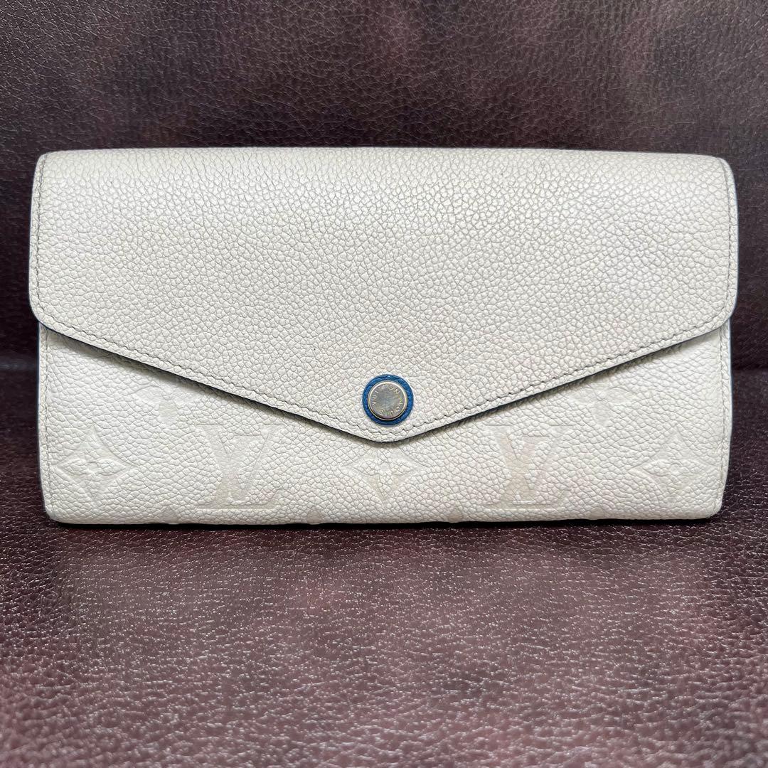 Louis Vuitton Empreinte Blue Jean Sarah Wallet — view 7