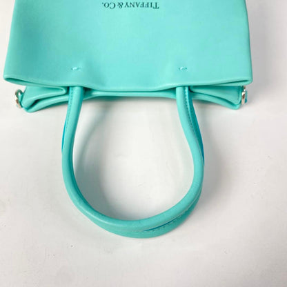 Unused Tiffany Cat Street Small Shopping Tote Leather