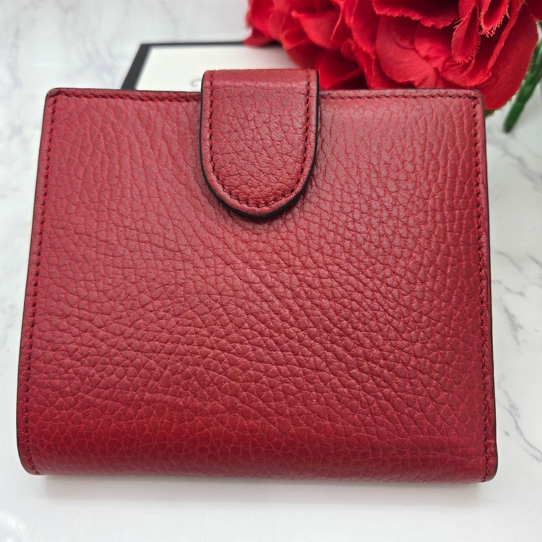 Gucci Folding Wallet Interlocking Red — view 2