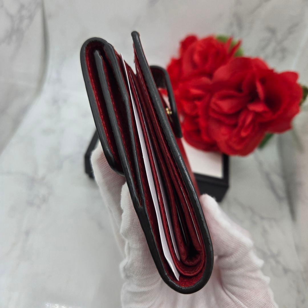 Gucci Folding Wallet Interlocking Red — view 8